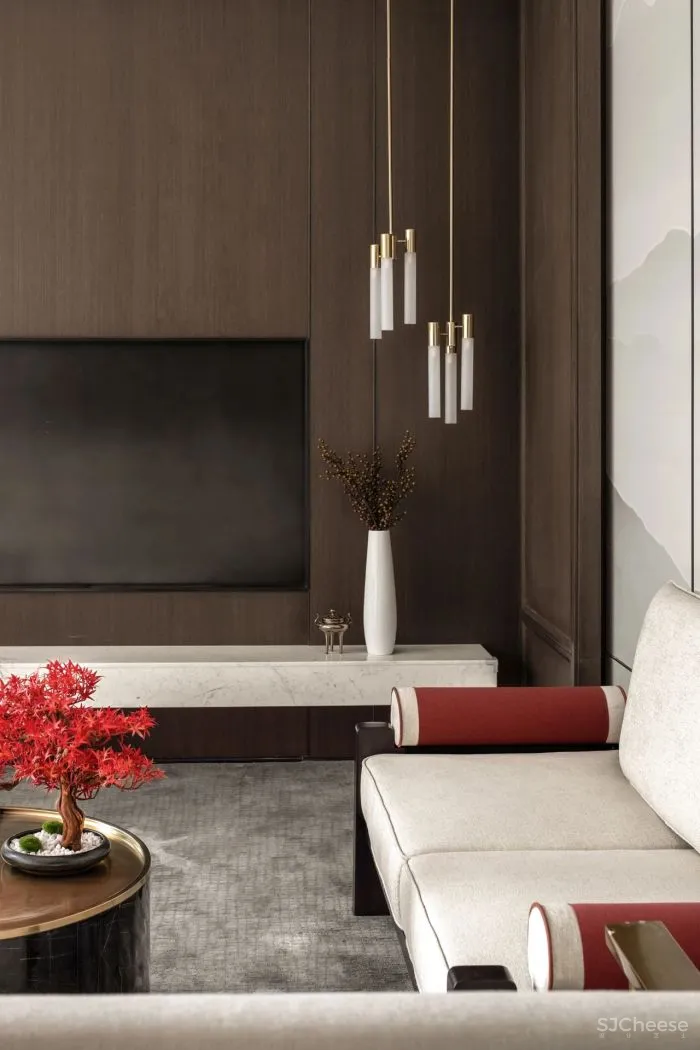 新作|前海人寿×LB凌奔设计:惠州合院,210㎡简约复式山居美墅