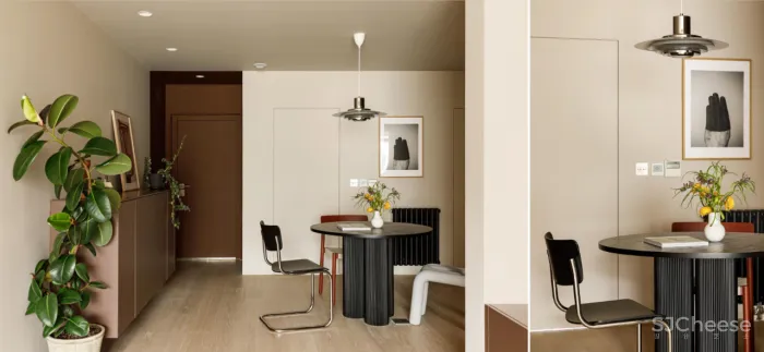 温暖 极简，这个90㎡老房“空”的很诗意