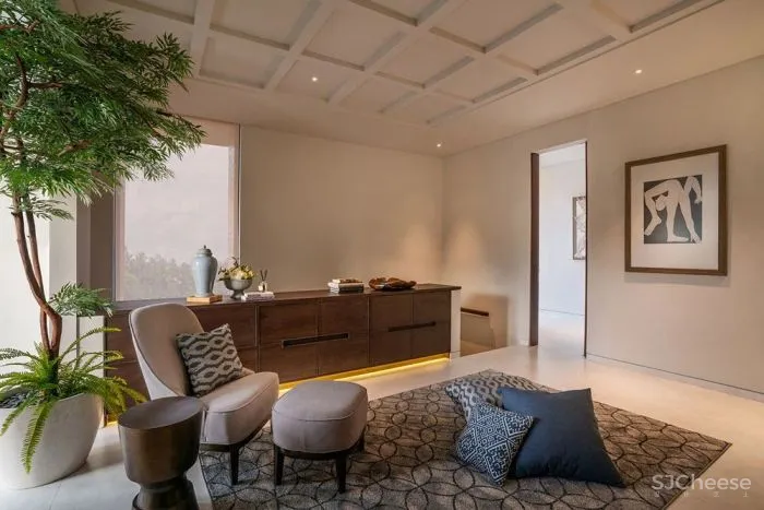 和谐且愉快的空间体验丨J住宅