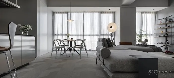 红山设计 北京 170㎡ 陶宅,精密艺术的都市人居构想