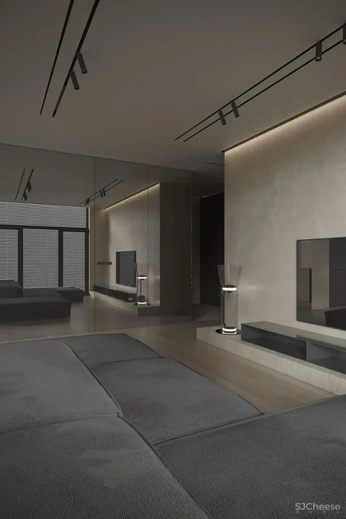 100㎡高级灰空间,极具设计感!