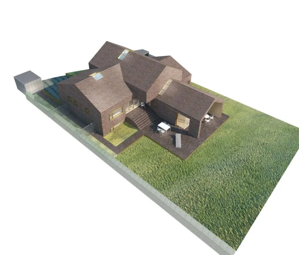 C.F. Møller设计 红砖堆砌的几何体 “E 别墅” 简约坚硬且舒适雅致