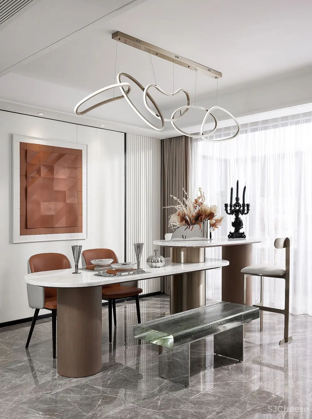 新作丨 大研设计:105㎡春之舞曲,邀你与“爱”同住!