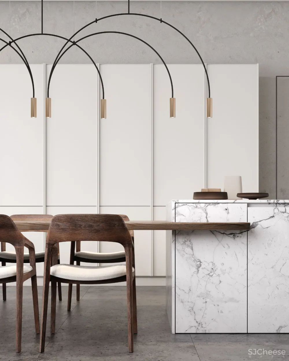 高质主义的双层公寓,兼具艺术与奢华!