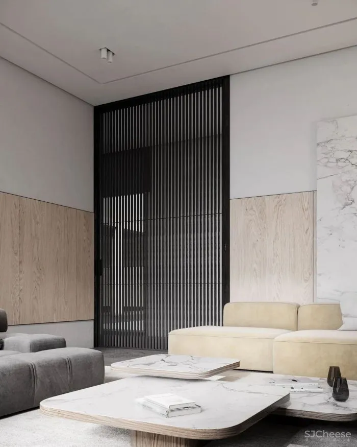 高质主义的双层公寓,兼具艺术与奢华!