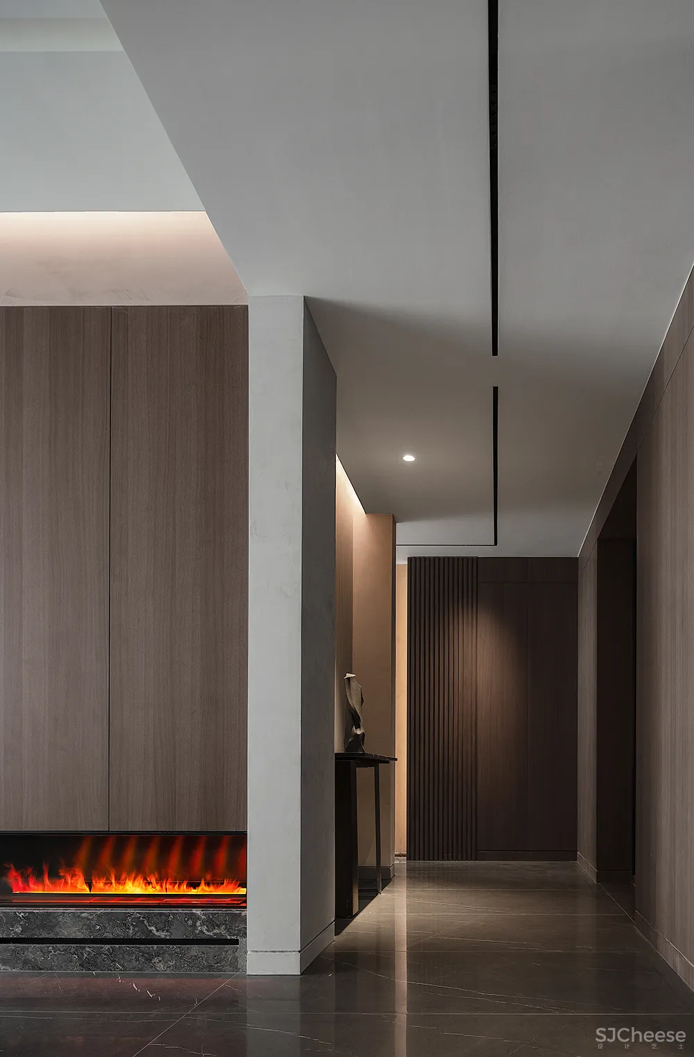 新作丨 夏承龙:240㎡极简私宅,克制而热烈!