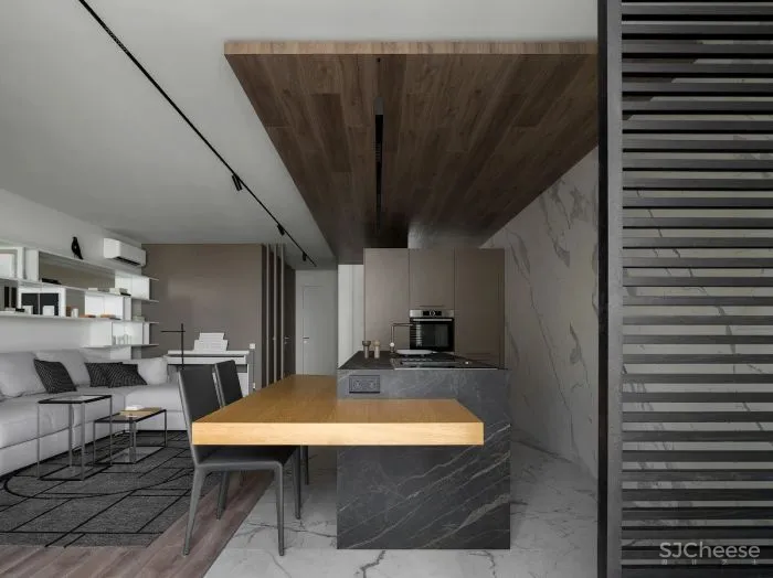 QUADRUM STUDIO │ 现代极简的功能住宅,NN_Flat