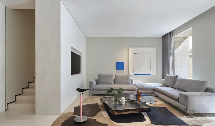 873㎡简约私宅 · 家是一个容器,盛放真实的自我!