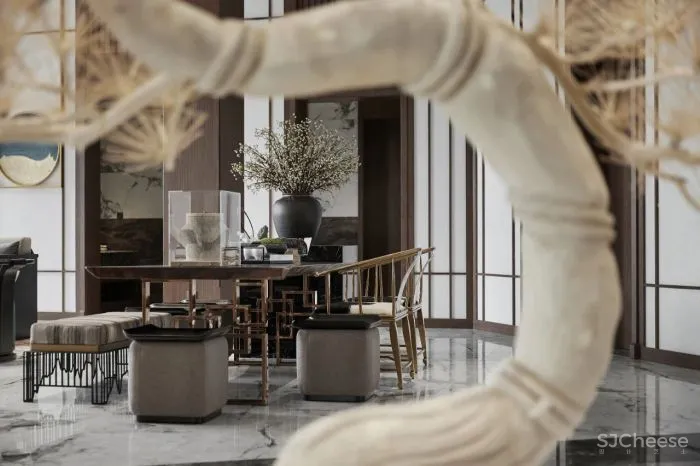 气韵相合,平衡而有序的东方意境空间│米洛映象