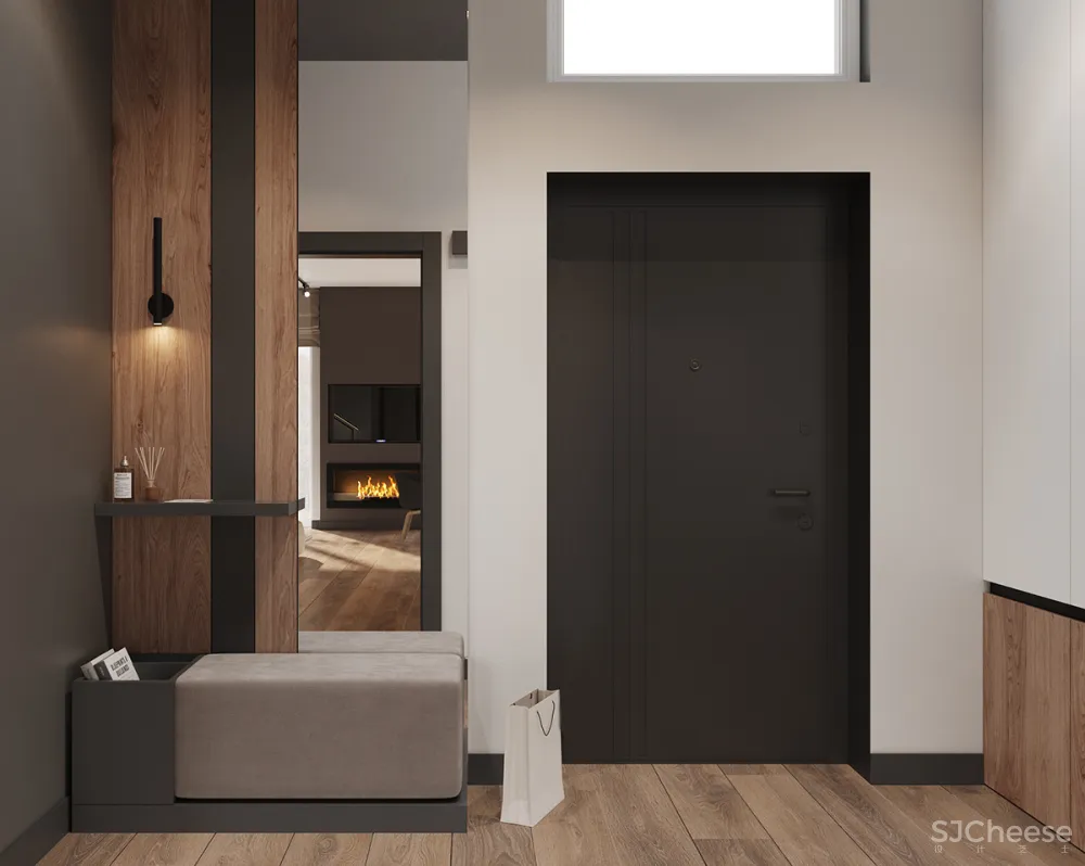 三居室复式住宅,墙这样刷清新又显格调!