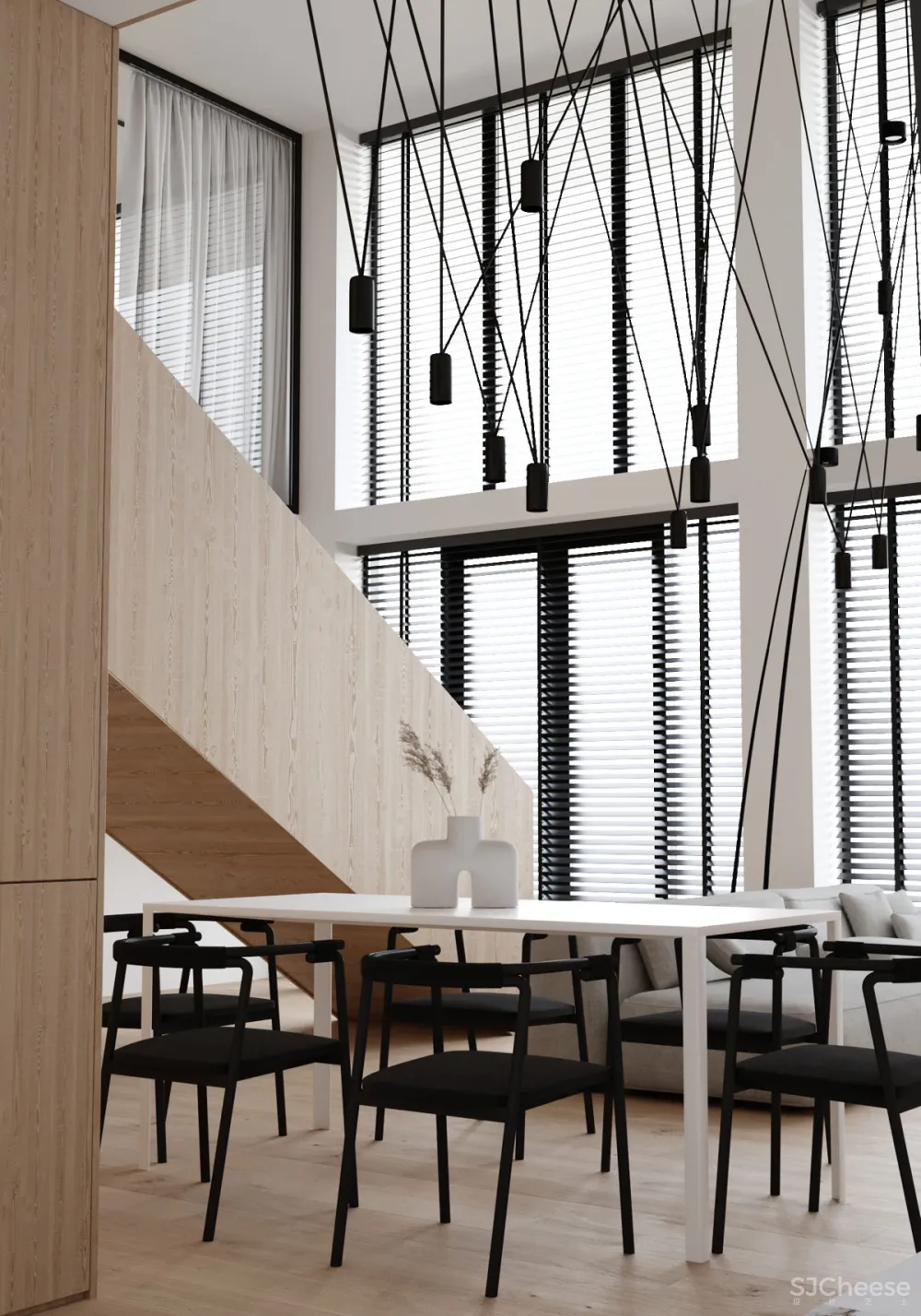 如何完善黑色，白色，木质-灰色调色板