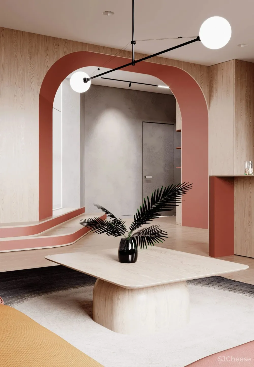 热烈红爱意满满的家