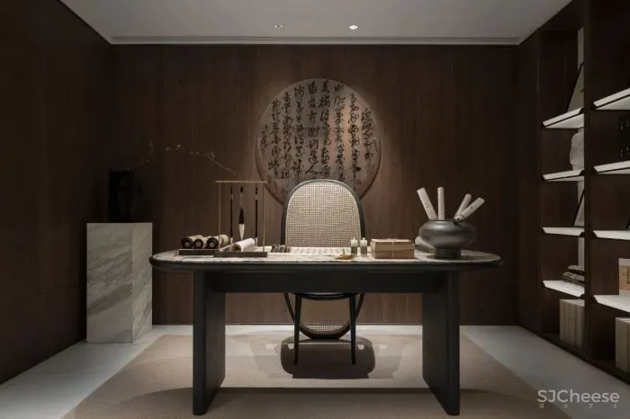 EH DESIGN 软装 安吉 · 慢谷合院225户型:一书一茶一人文