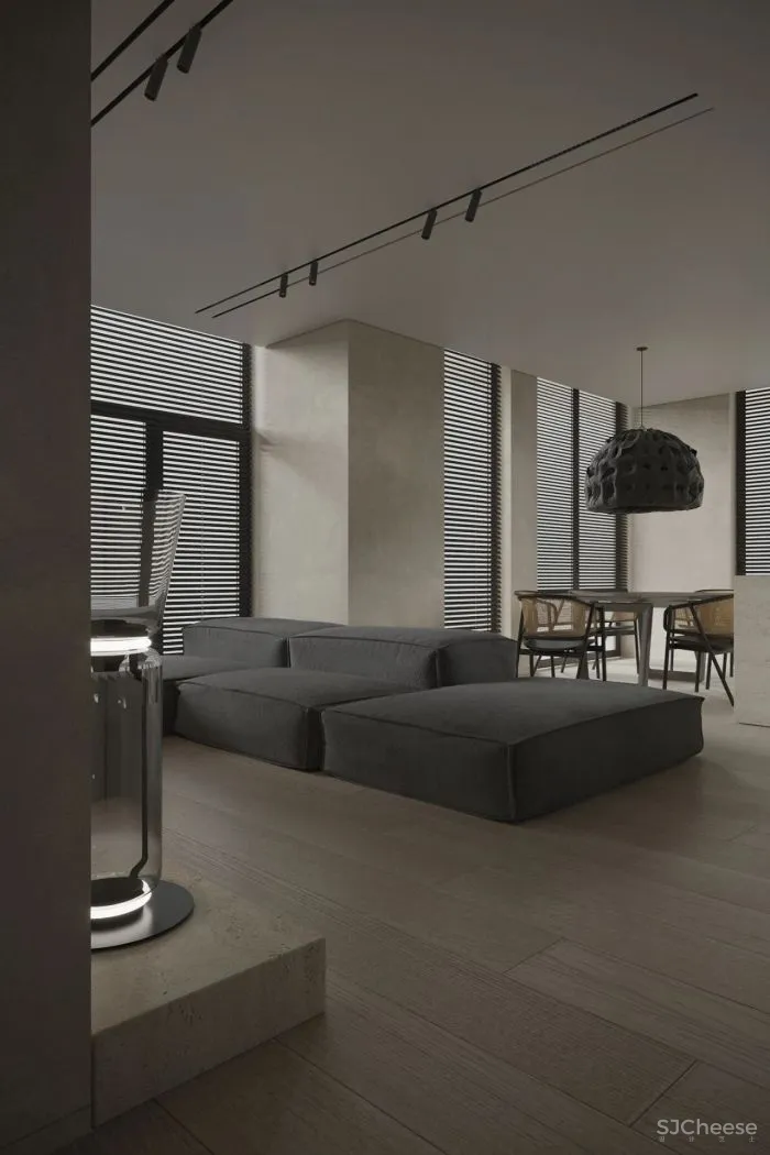 100㎡高级灰空间,极具设计感!