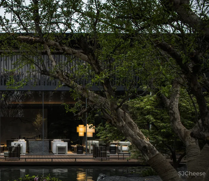 ONE CU 壹方设计 见山茶庐,林中低语