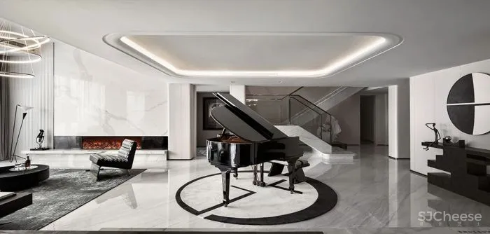 新作丨 莎米斯 x GFD广飞 杭州 620㎡ 跃层豪宅,自然静谧的艺术栖所