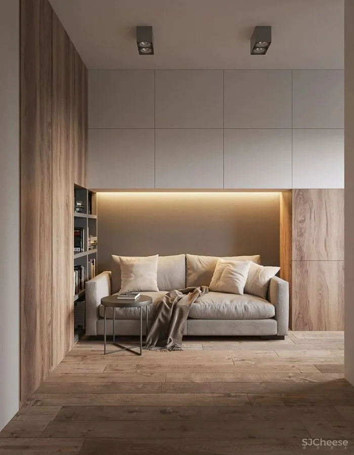 55㎡二居室,男性的雅致空间!