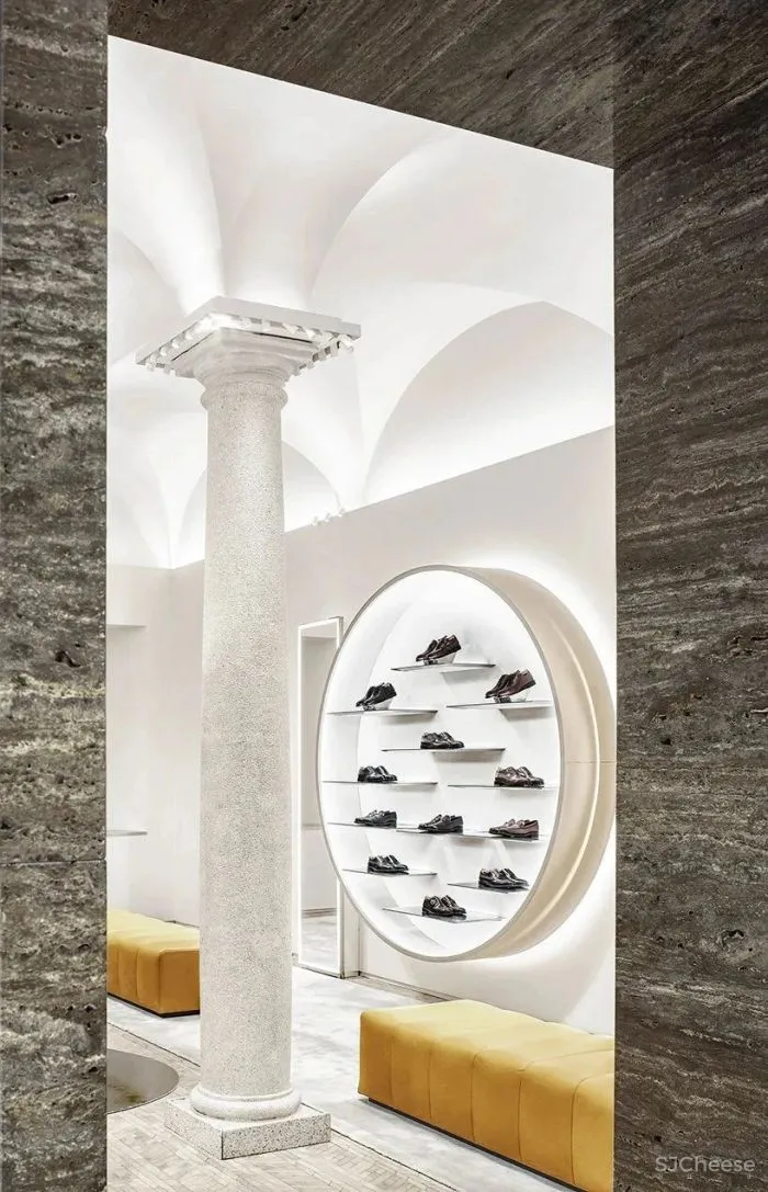 意大利知名品牌TODS米兰旗舰店设计,精致不断变化的画廊