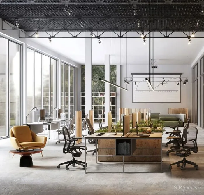 BIG设计的办公大楼,户外露台螺旋上升,每一层都有!