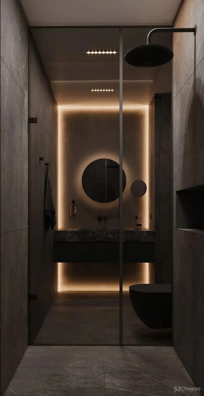 木质肌理 高级灰,优雅低调的现代轻奢美宅