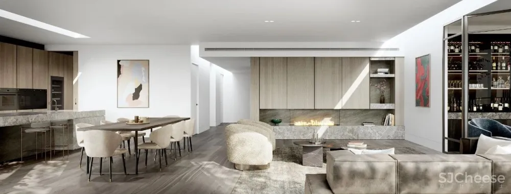 只有 10 户的公寓楼, 有质感的精装才有格调