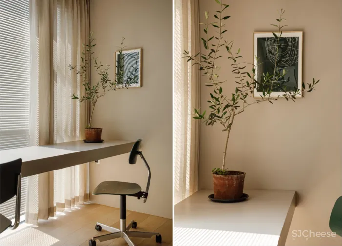 温暖 极简，这个90㎡老房“空”的很诗意