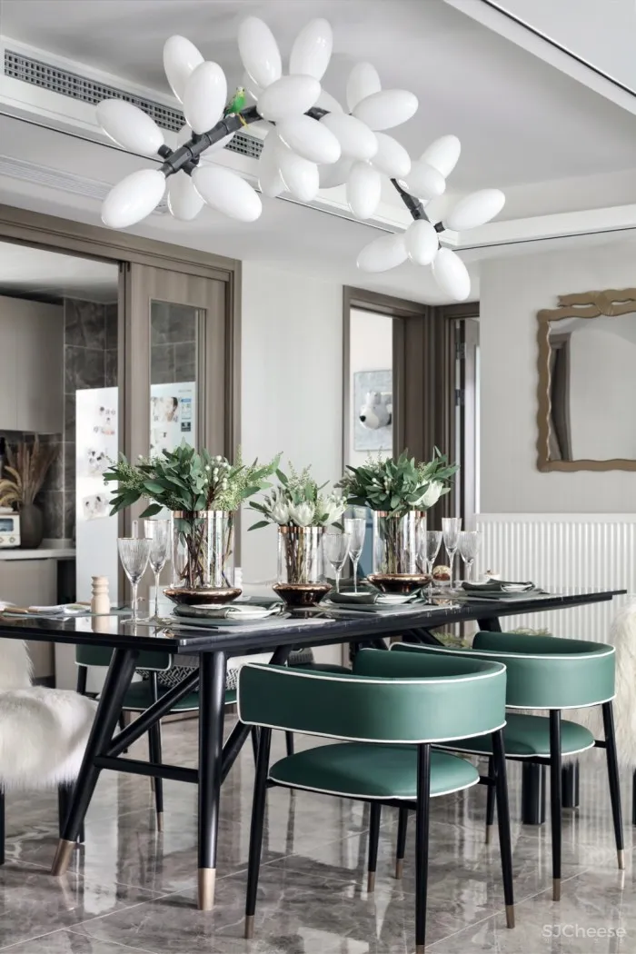 生活的自然都市诗歌,合肥翡翠天际166户型样板间 / 羽果设计