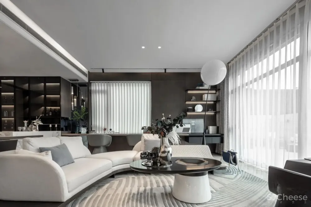 新作|艺烁国际:135㎡梦幻空间中的速度与激情