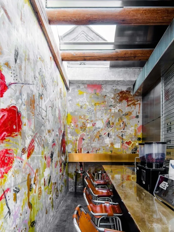 大小咖啡,北京前门店 / 余留地