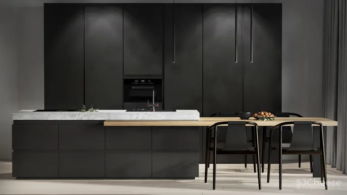 如何完善黑色，白色，木质-灰色调色板