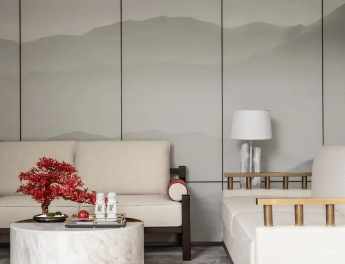 新作|前海人寿×LB凌奔设计:惠州合院,210㎡简约复式山居美墅