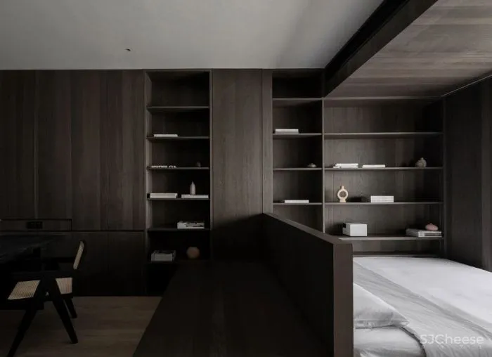 新作 塑造幽暗静谧的沉浸式住宅 一间静室 一点设计