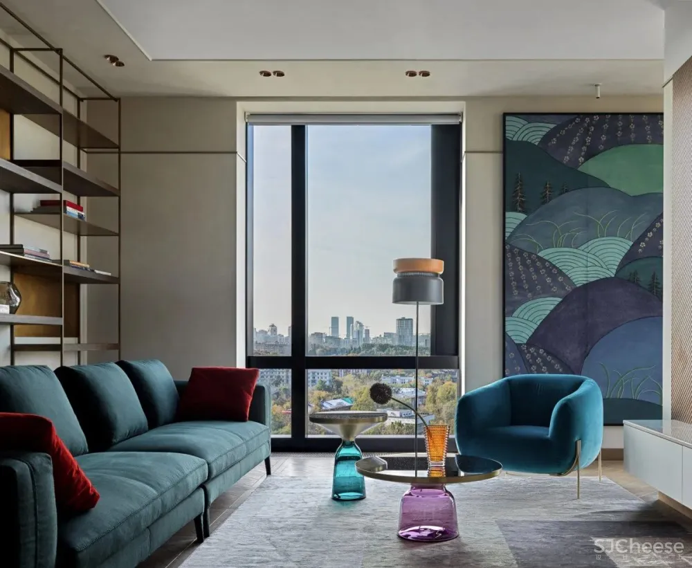 莫斯科现代时尚公寓设计,太有味道了