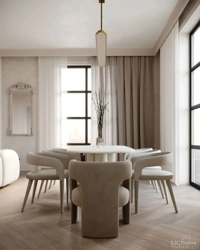 115㎡法式极简公寓,真走心!