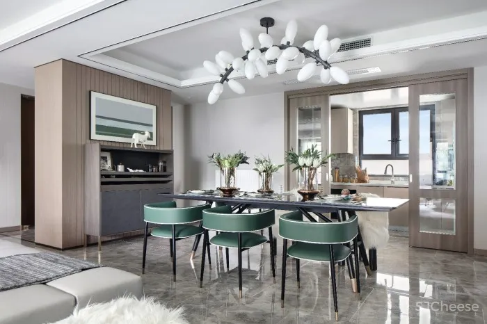 生活的自然都市诗歌,合肥翡翠天际166户型样板间 / 羽果设计