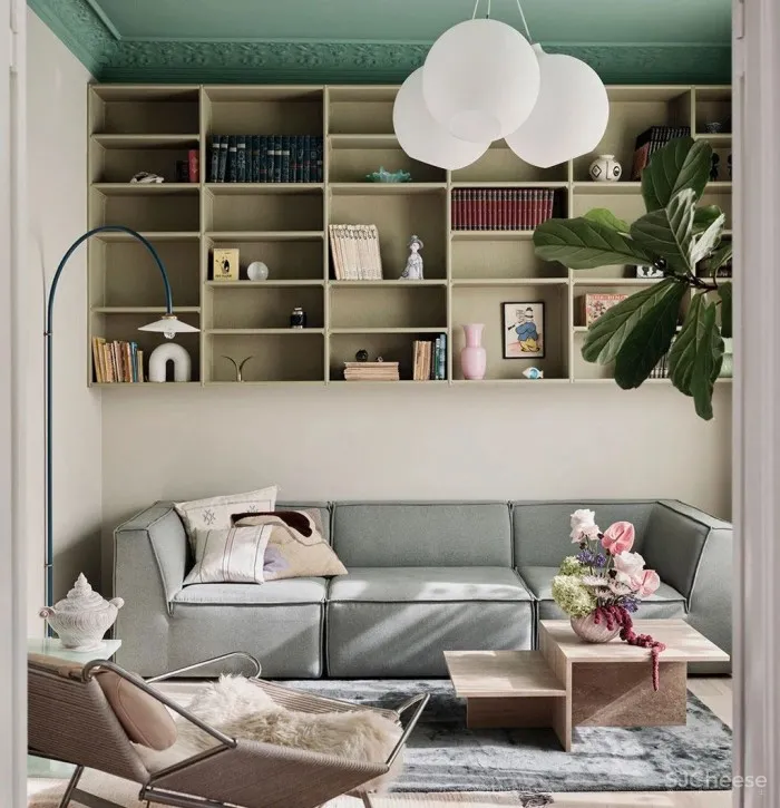 哥本哈根春天色彩柔和的斯堪的纳维亚时尚公寓