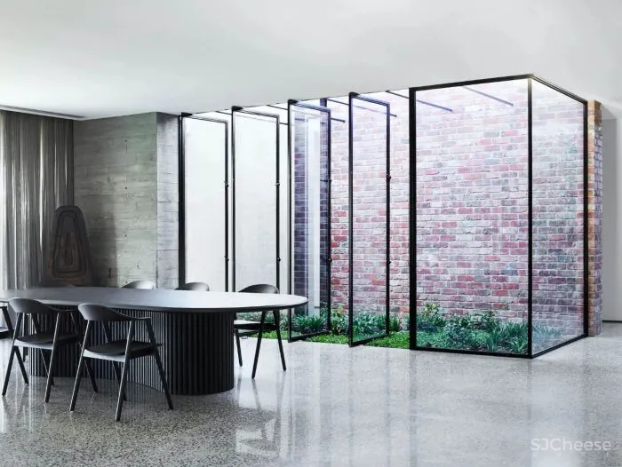 因为有了它,2000多平黑白灰的极简大宅,竟然没那么高冷了!