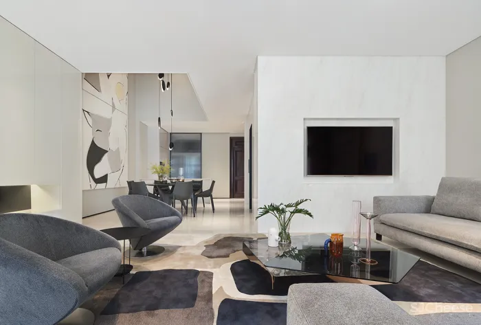 873㎡简约私宅 · 家是一个容器,盛放真实的自我!