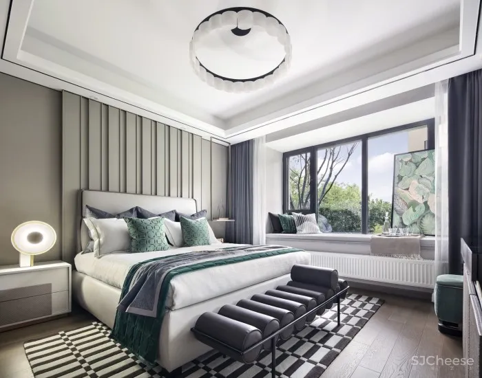 生活的自然都市诗歌,合肥翡翠天际166户型样板间 / 羽果设计