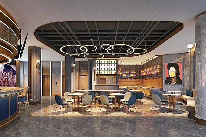 多彩时尚的漫心酒店设计分享