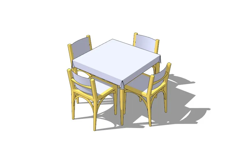 餐桌SU模型餐厅设计餐桌草图大师模型sketchup-45个-SKP格式-204M