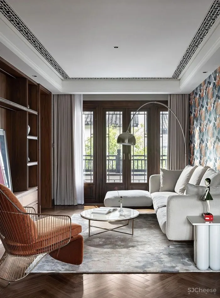 新作丨 尚层设计:600㎡园林豪宅,江南生活的诗意画境