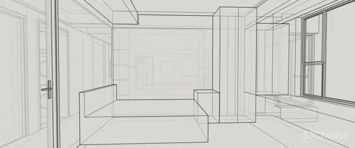 “零”隔断,用“回形动线”打造空间互动感 皋邸设计