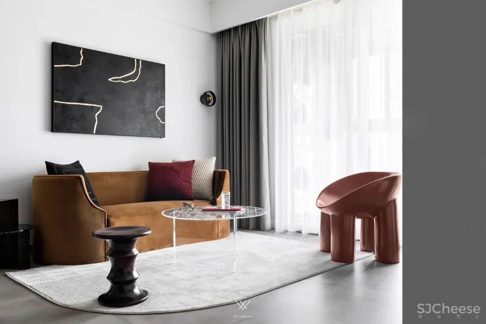 89㎡现代北欧,极简大方的设计,营造清新优雅的舒适