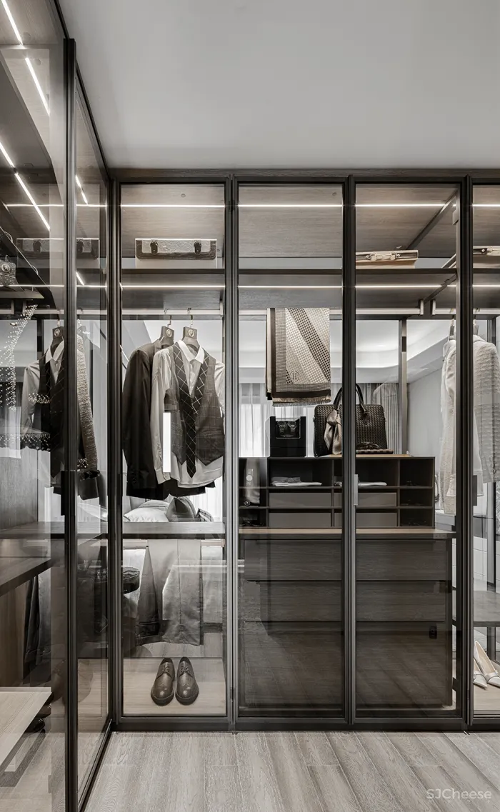 新作丨 SHD山禾设计:180㎡简约大平层,风雅气度,豪宅生活!