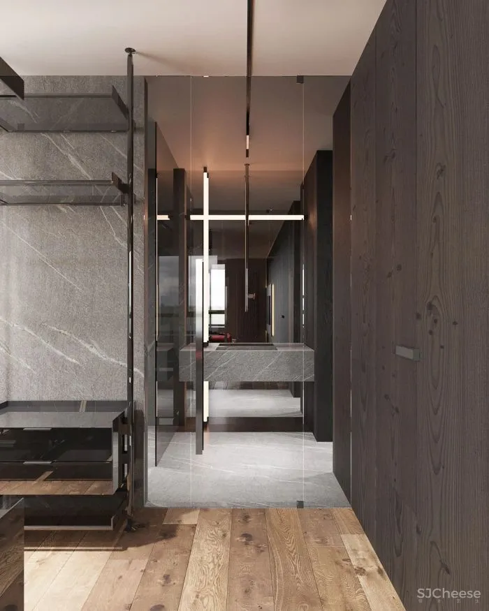 55㎡二居室,男性的雅致空间!