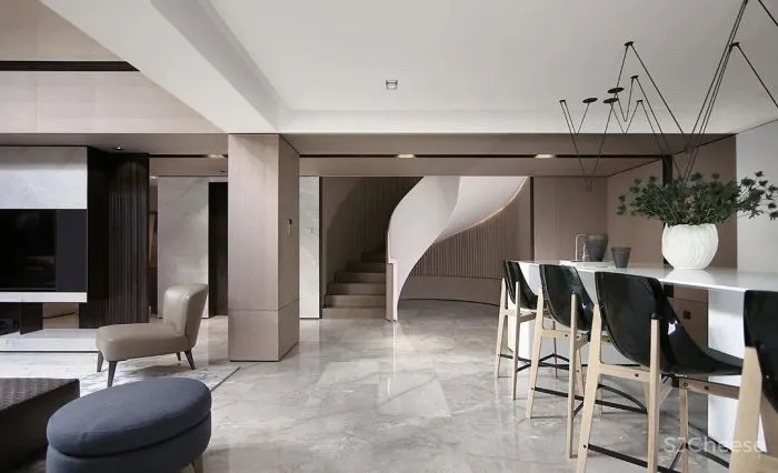 新作丨 孙建亚 896㎡ 极致私宅,一道和光,温润沁人