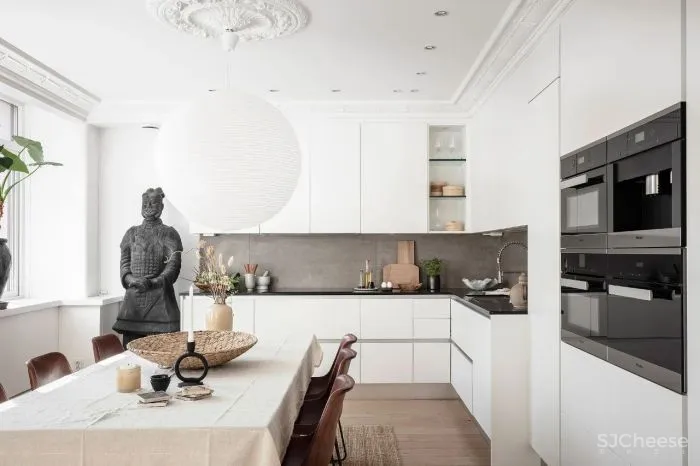 北欧混搭中国风,瑞典87㎡闺蜜同租公寓!