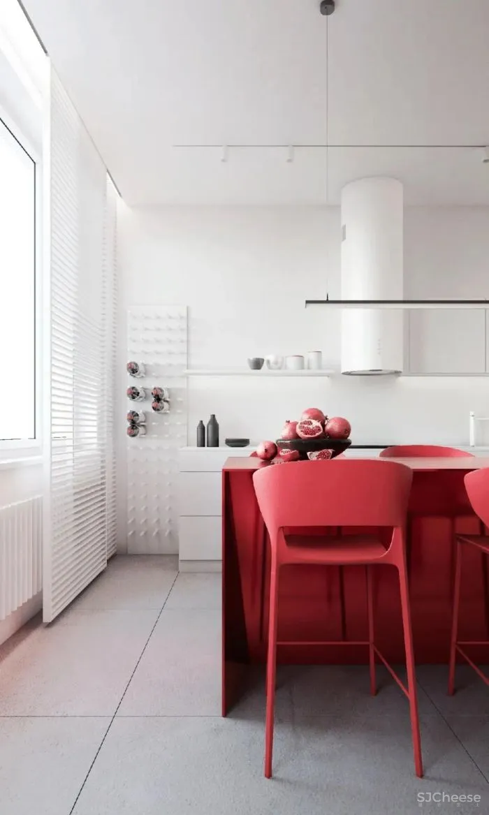 热烈红爱意满满的家