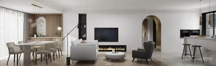 打破传统格局，对坐式客厅更具仪式感丨木桃盒子